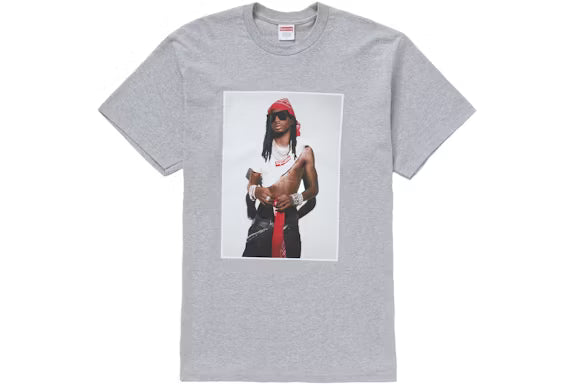 Supreme Playboi Carti Tee Heather Grey