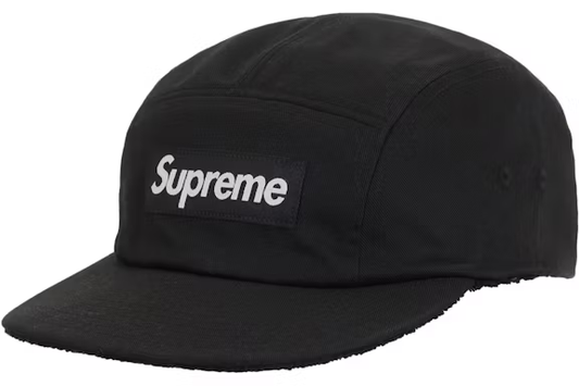 Supreme Reversible Terry Camp Cap Black