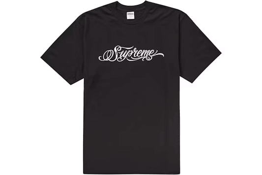 Supreme Script Tee Black