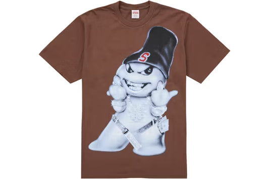 Supreme Snowman Tee Brown