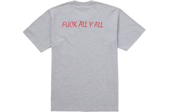 Supreme Split Tee Heather Grey