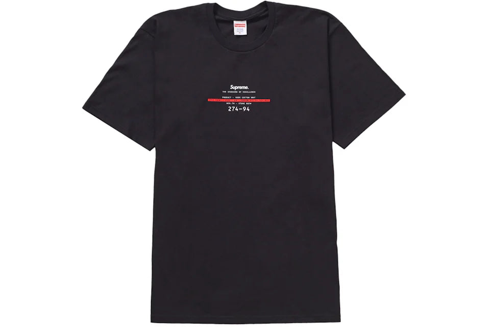 Standard Tee Black Supreme