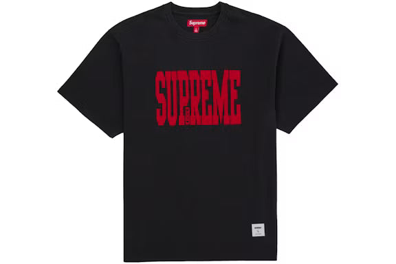 Supreme Stretch Applique S/S Top Black