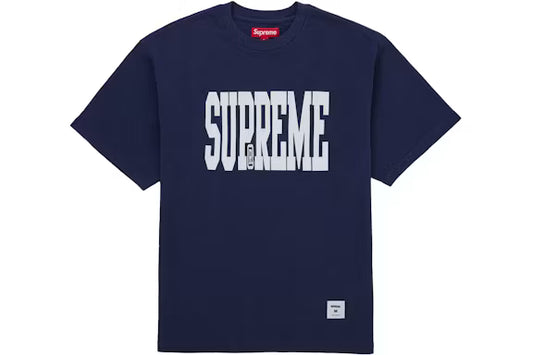 Supreme Stretch Applique S/S Top Navy