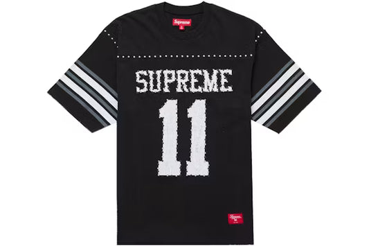 Supreme Studded S/S Football Top Black