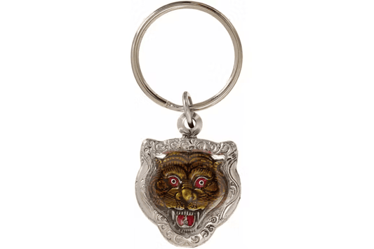 Supreme Tiger Keychain Silver