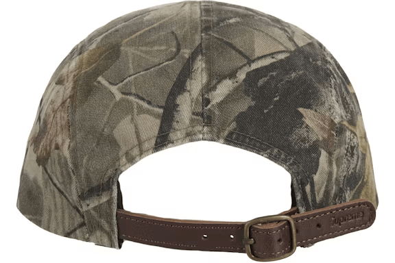 Supreme Washed Chino Twill Camp Cap Realtree Hardwoods Camo
