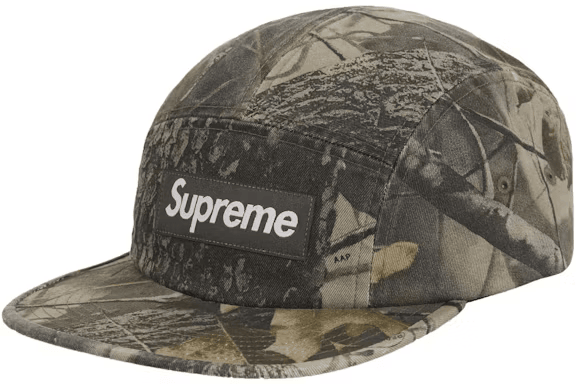 Supreme Washed Chino Twill Camp Cap Realtree Hardwoods Camo