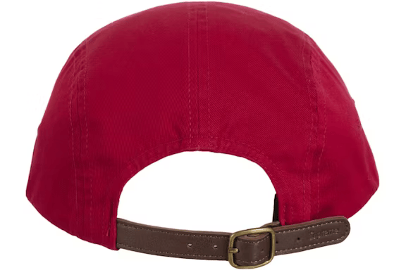 Supreme Washed Chino Twill Camp Cap Red