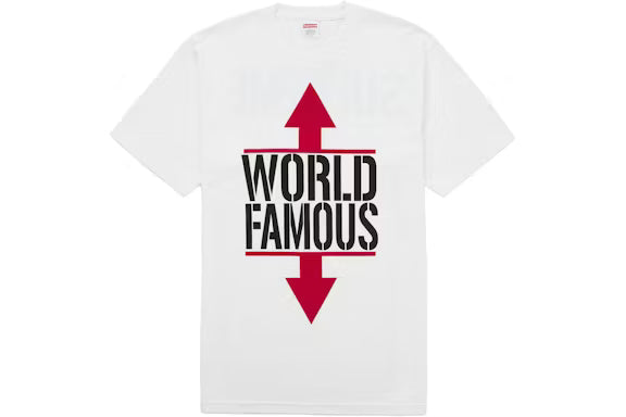 Supreme World Famous Tee White