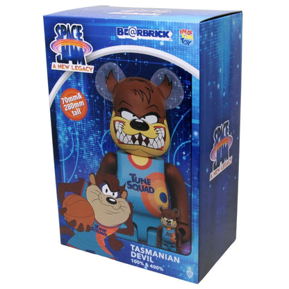 Bearbrick Space Jam: A New Legacy Tasmanian Devil 100% & 400% Set