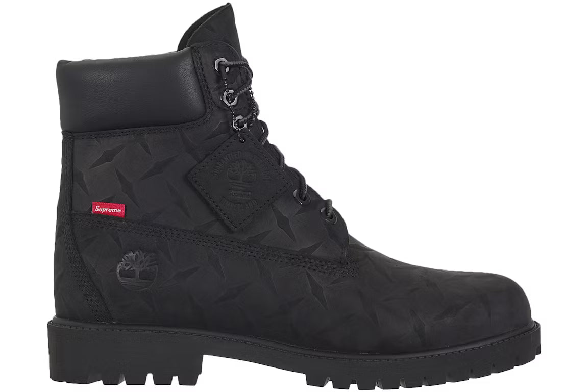 Timberland 6" Premium Waterproof Boot Supreme Diamond Plate Black (2026)