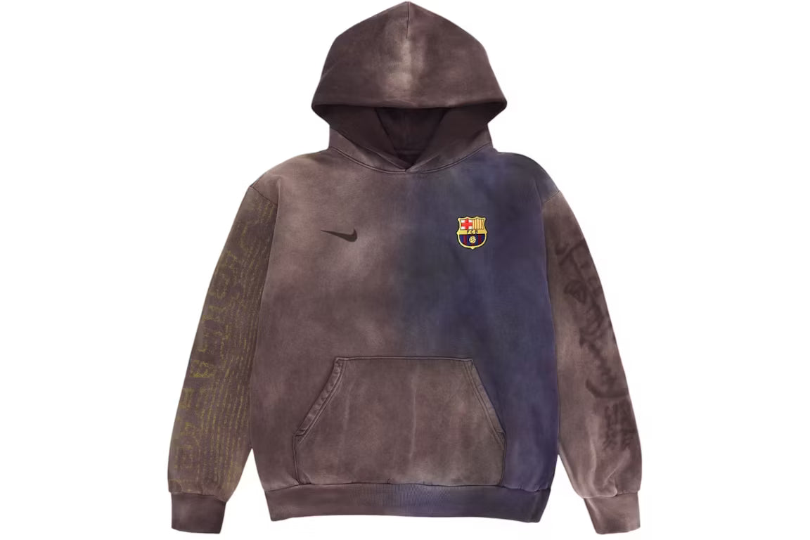 Travis Scott x Nike x FC Barcelona Split-Dye Crest Hoodie