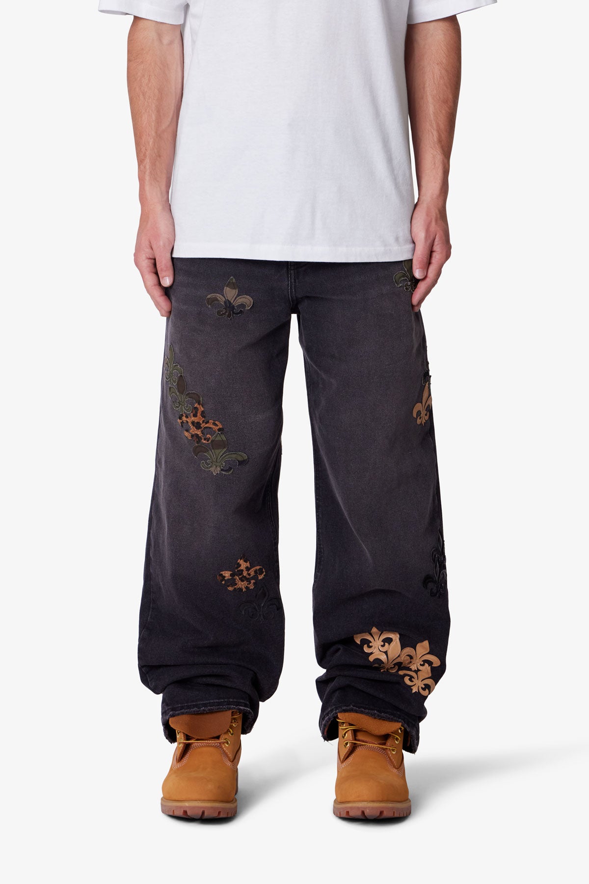 Mnml Ultra Baggy Fleur Denim Black