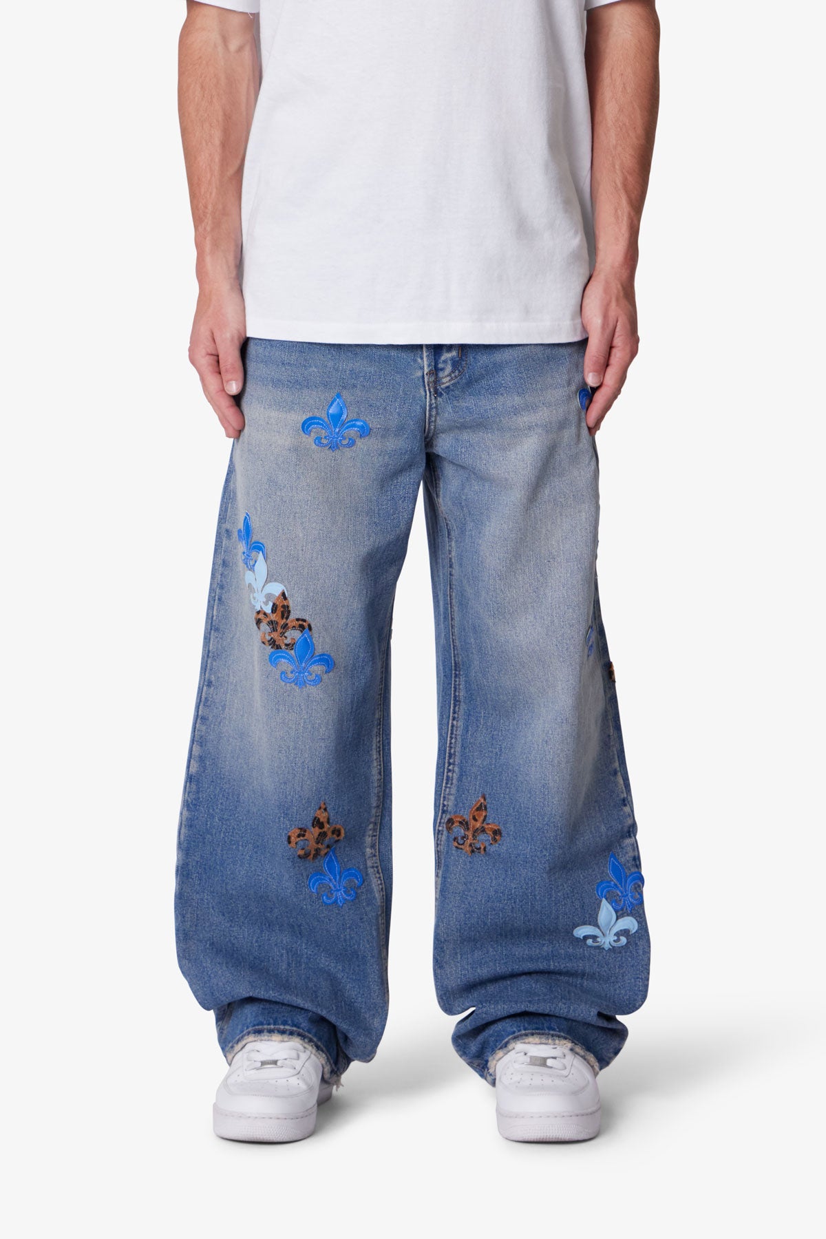 Mnml Ultra Baggy Fleur Denim Blue