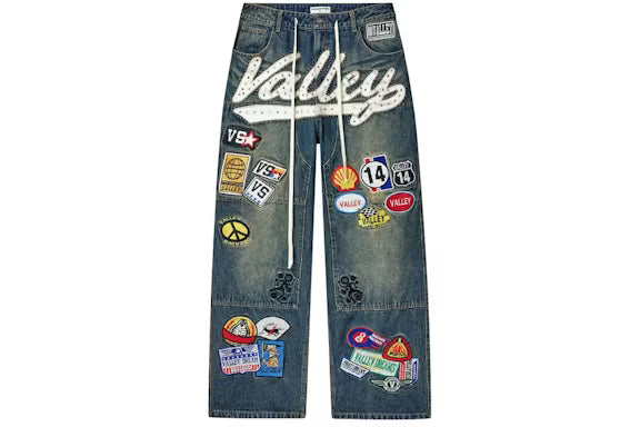 Vale Forever 1980's Carpenter Denim Pant Blue Denim