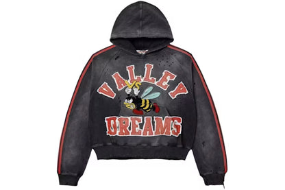 Vale Forever Anthem Pullover Hoodie Black Red
