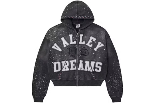 Vale Forever Classico Zip Up Hoodie Black