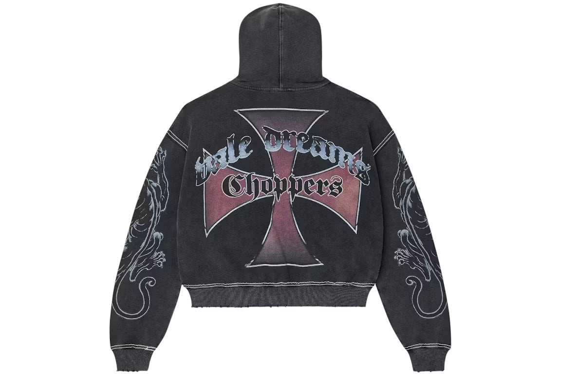 Vale Forever Hardy Boyz Zip Up Hoodie Black