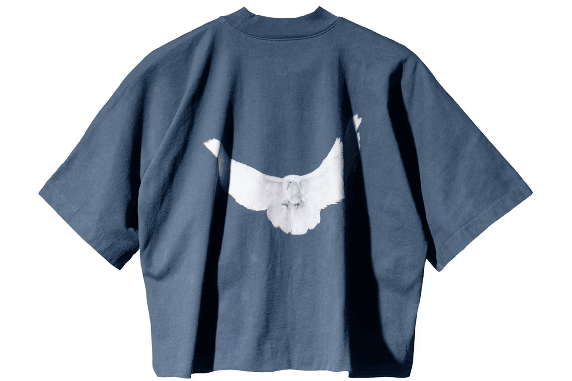 Yeezy Gap Dove No Seam Tee Dark Blue