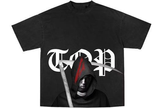 YoungBoy NBA x Vlone Murder Business Tee Black