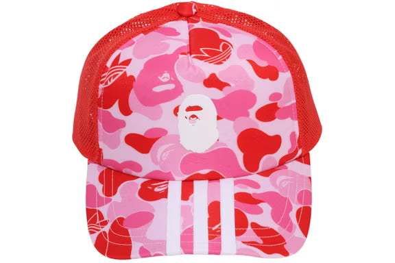 adidas x BAPE Camo Mesh Cap Pink