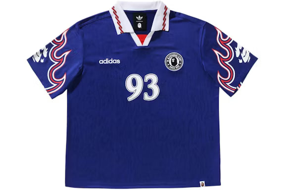 adidas x BAPE Flame Jersey Blue