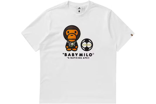 BAPE x adidas SSL Milo Tee White