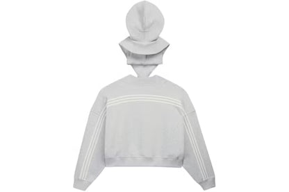 Adidas x Bad Bunny Hooded Balaclava Crewneck Light Grey