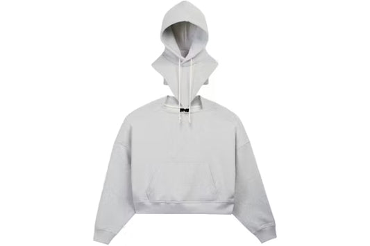 Adidas x Bad Bunny Hooded Balaclava Crewneck Light Grey