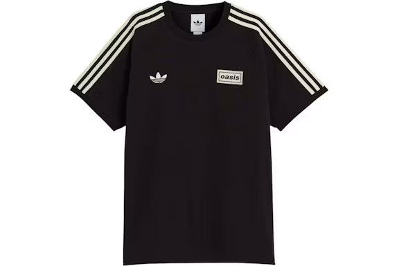 adidas x Oasis Tour 3-Stripes T-Shirt Black