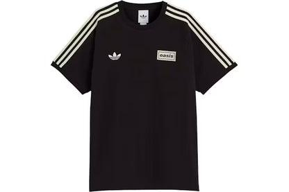 adidas x Oasis Tour 3-Stripes T-Shirt Black