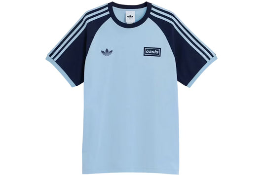 Adidas x Oasis Tour 3-Stripes T-Shirt Clear Sky/Night Indigo