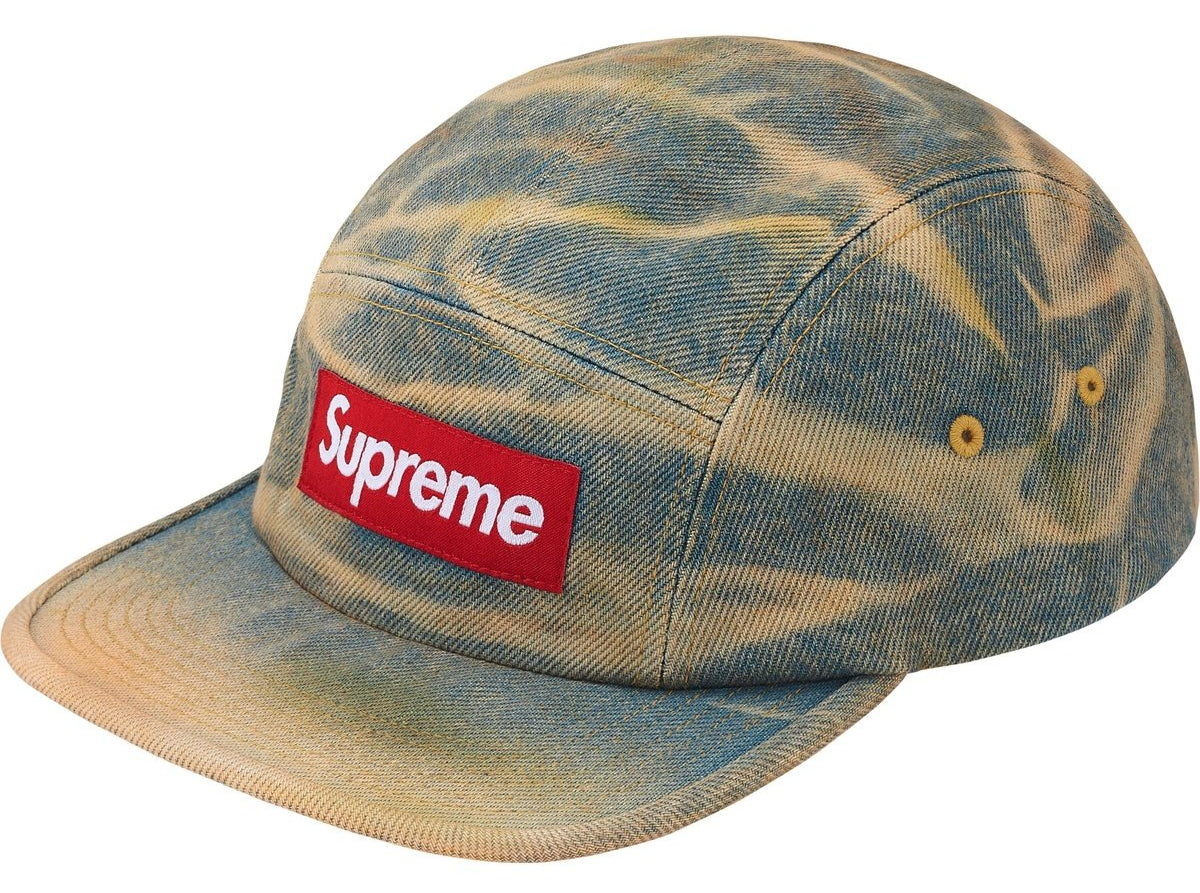 Supreme Denim Camp Cap (FW25) Washed Indigo
