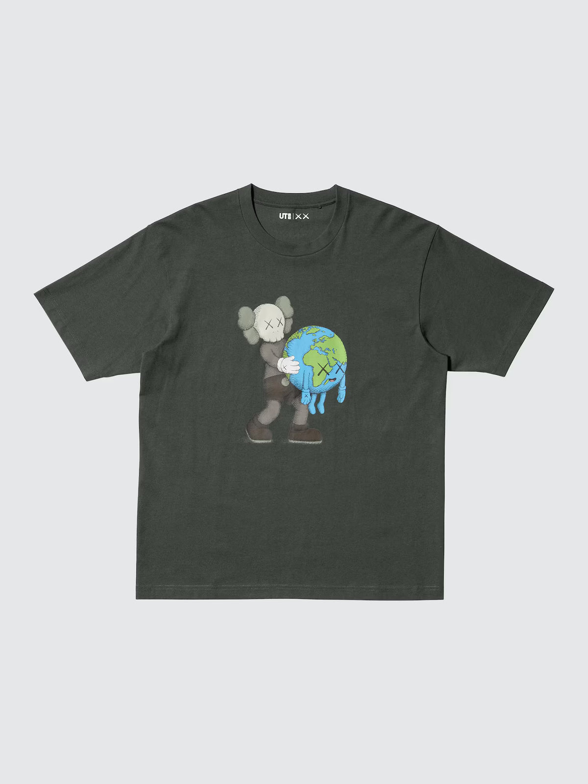 KAWS UNIVERSE UT GRAPHIC T-SHIRT 07 GRAY