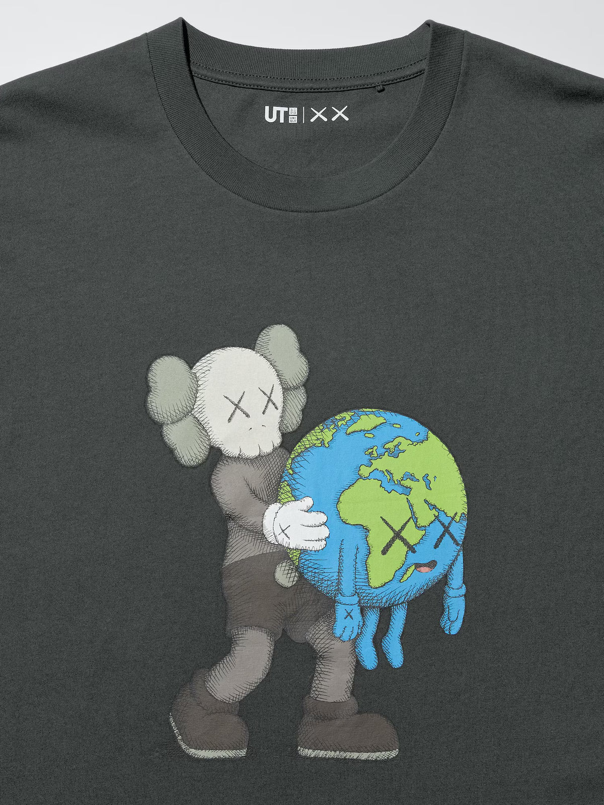KAWS UNIVERSE UT GRAPHIC T-SHIRT 07 GRAY