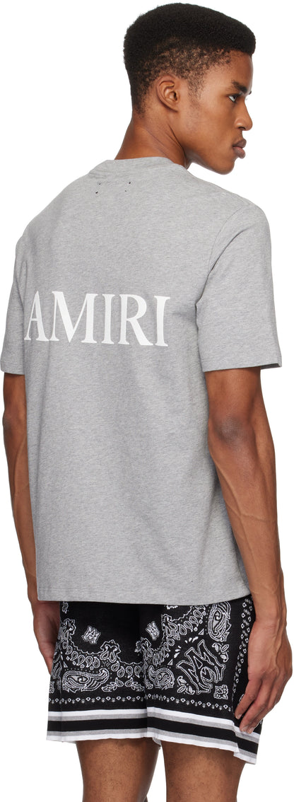Amiri Ma Core Logo Tee Grey
