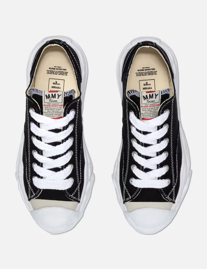 Maison Mihara Yasuhiro Hank OG Sole Canvas Low Black