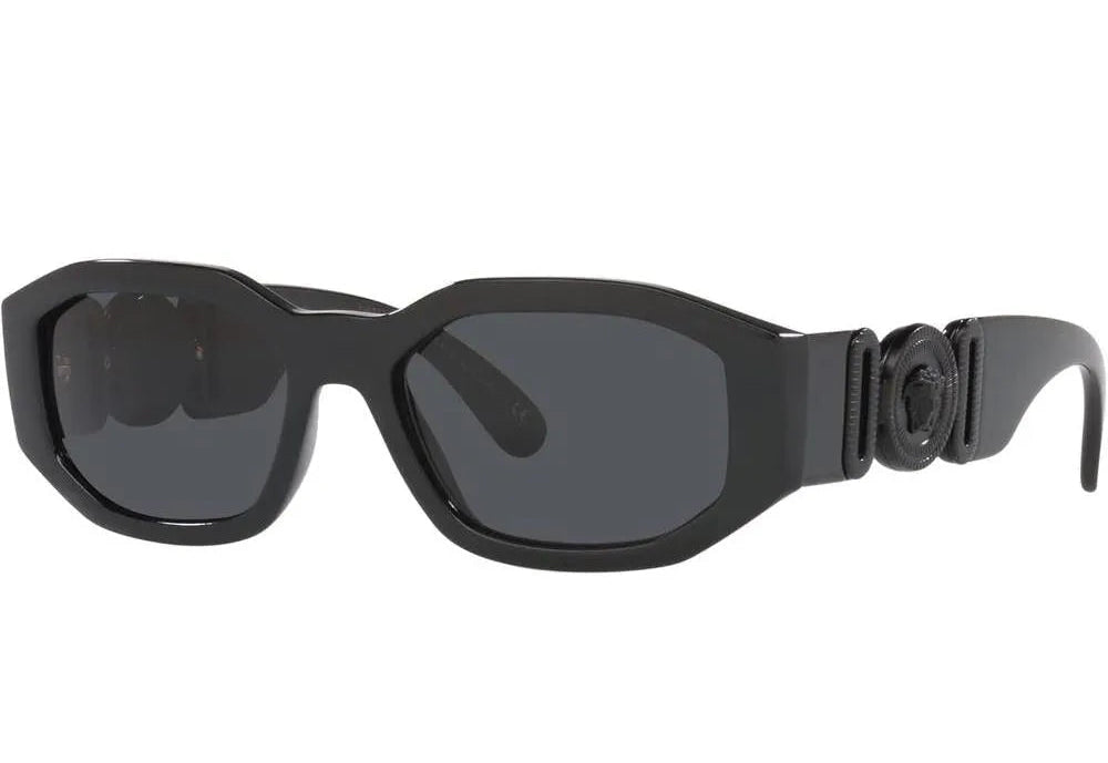 Versace Irregular Biggie Black Sunglasses Black