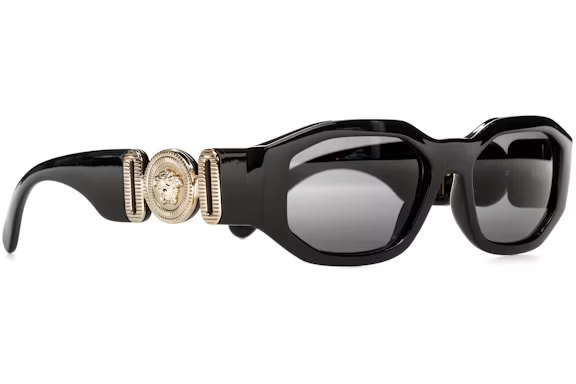 Versace Irregular Biggie Sunglasses Black