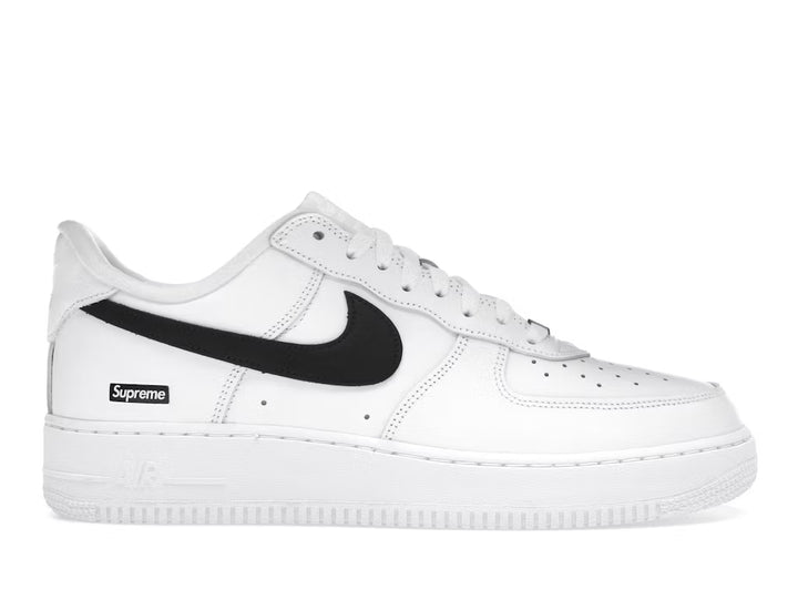 Air Force 1 Supreme White Swoosh Black