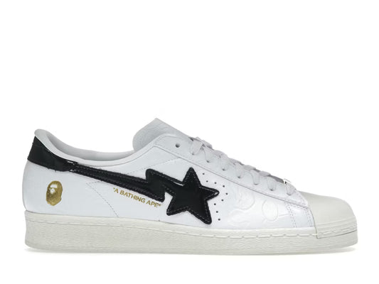 Superstar Vintage Bape White Black