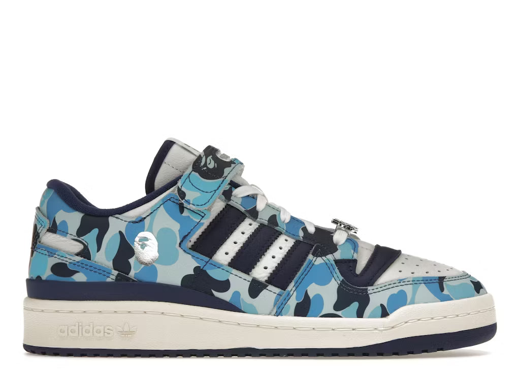 Forum 84 Low Bape 30th Anniversary Blue Camo
