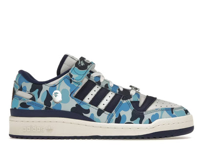 Forum 84 Low Bape 30th Anniversary Blue Camo