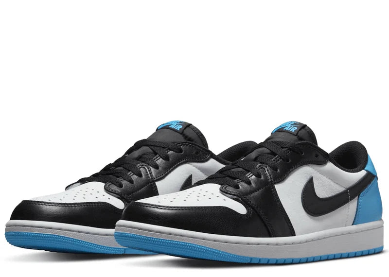 Jordan 1 Low Black Dark Powder Blue