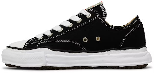 Maison Mihara Yasuhiro Peterson OG Sole Canvas Low Black