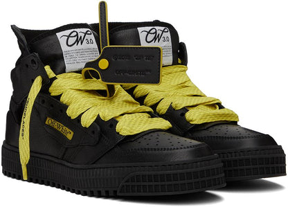 Off-White Off-Court 3.0 High 'Black Yellow