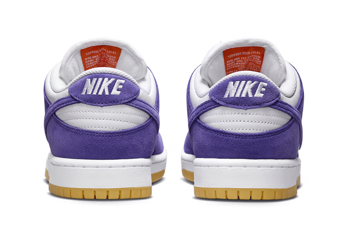 Dunk Low SB Court Purple Orange Label