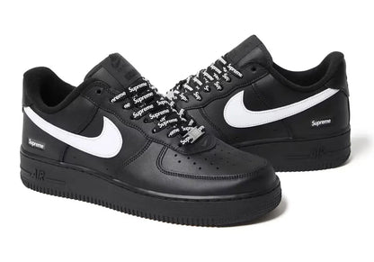 Air Force 1 Supreme Black White