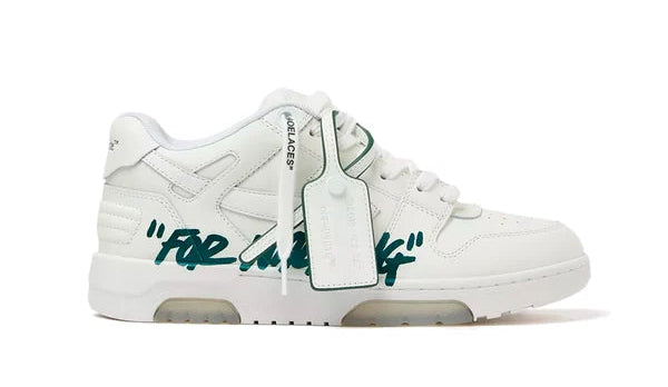 Off-White Out Of Office For Walkin White-Jet Green